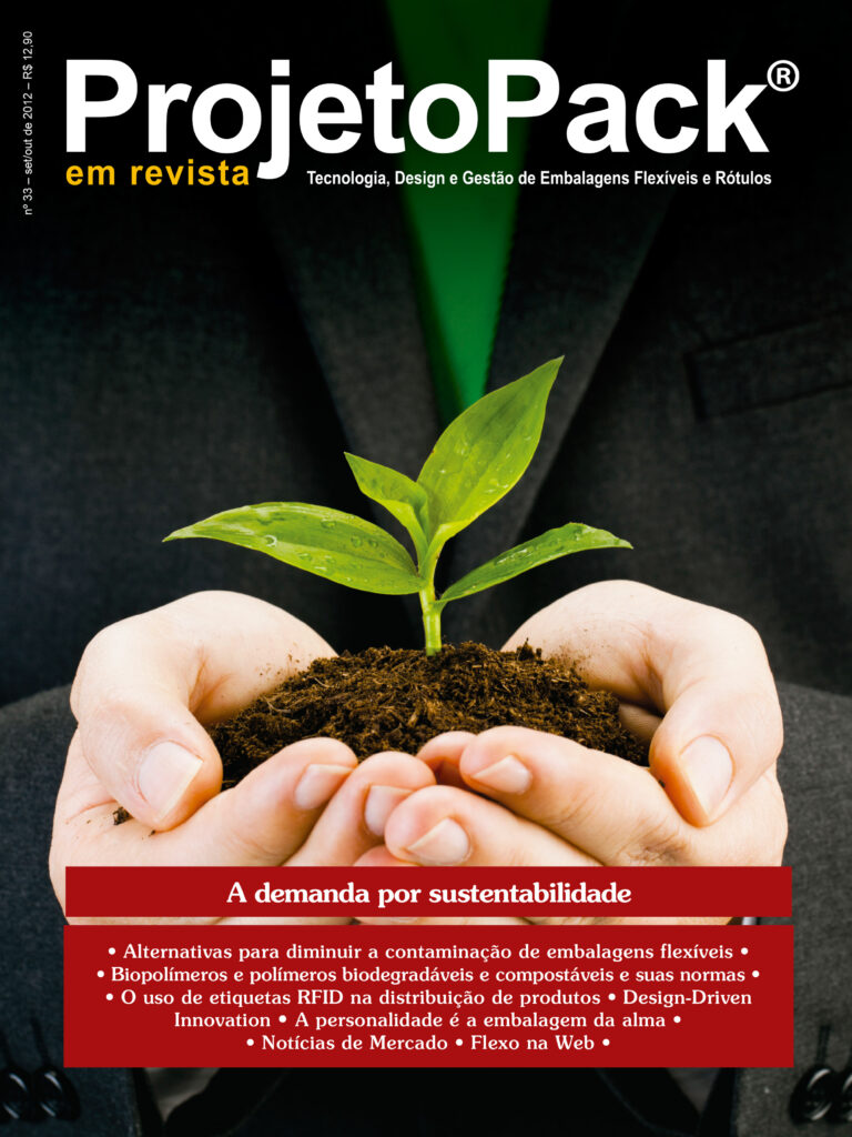 A demanda por sustentabilidade • Alternativas para diminuir a contaminação de embalagens flexíveis • Biopolímeros e polímeros biodegradáveis e compostáveis e suas normas • O uso de etiquetas RFID na distribuição de produtos • Design-Driven Innovation • A personalidade é a embalagem da alma • Notícias de Mercado • Flexo na Web
