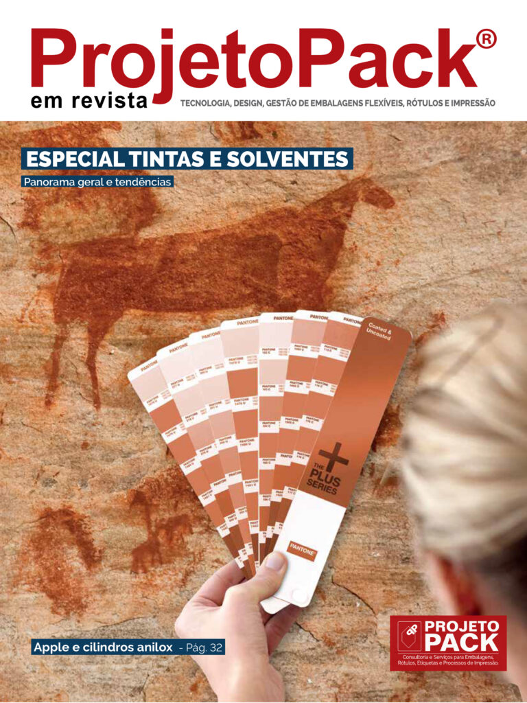 ESPECIAL TINTAS E SOLVENTES Panorama geral e tendências Apple e cilindros anilox Pág. 32