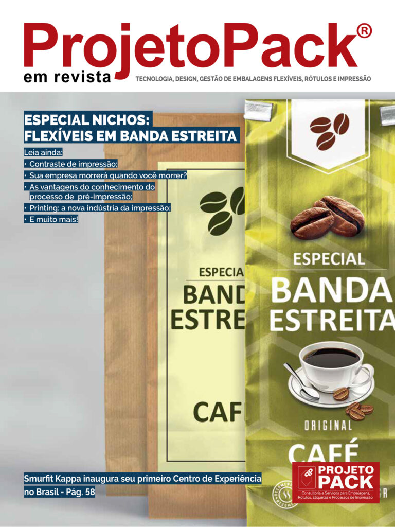 ESPECIAL NICHOS: FLEXÍVEIS EM BANDA ESTREITA Leia ainda: Contraste de impressão Sua empresa morrerá quando você morrer? As vantagens do conhecimento do processo de pré-impressão Printing: a nova indústria da impressão E muito mais! Smurfit Kappa inaugura seu primeiro Centro de Experiência no Brasil – Pág. 58