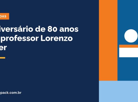 Aniversário de 80 anos do professor Lorenzo Baer: capa do post no blog da ProjetoPack