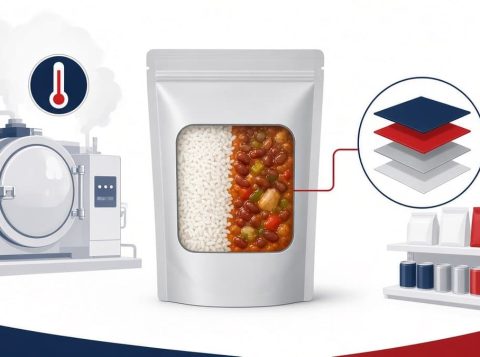 Retort pouch: embalagem flexível retortável para alimento shelf-stable